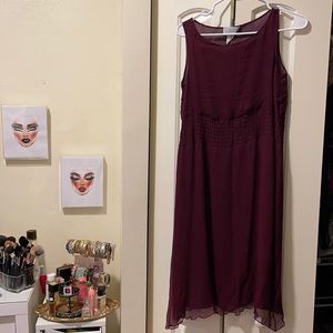 Barney’s New York Dress (silk, purple)